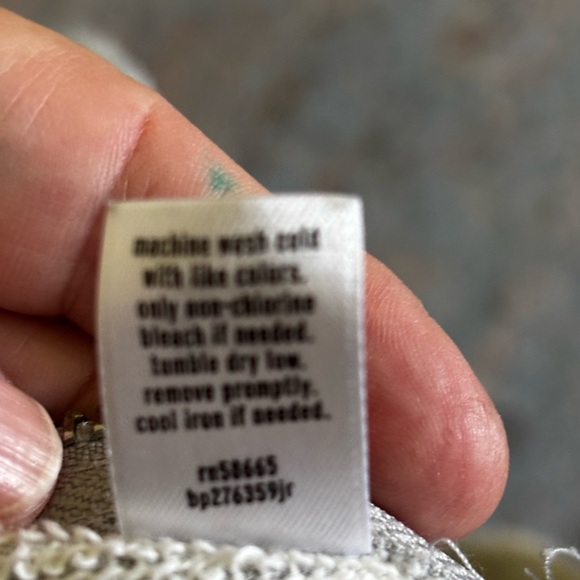 BP. Gray Terry Sweatshirt Top w/ Side Zips & Kangaroo Pocket Size Medium - Picture 4 of 10